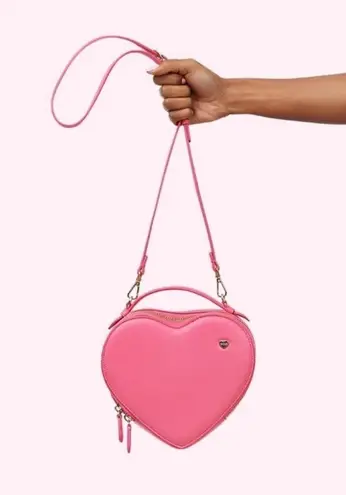 Stoney Clover Lane Guava HEART Crossbody Bag NWT