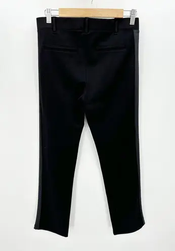 Betabrand Womens Black Pull on Mid Rise Stretch Yoga Tuxedo Dress Pants Size MP