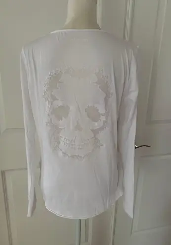 Zadig & Voltaire Long Sleeve Story Fishnet Tunisien Tee