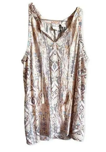 Rachel Zoe NWT  Linen Tassel Sleeveless Blouse