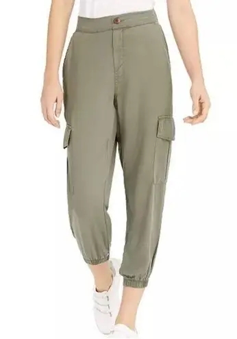 OAT New York Drapey Cargo Pull On Jogger Pants Size S Tan