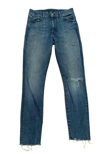 MOTHER Denim MOTHER The Looker Step Ankle Fray jeans, asking for trouble cut size 26"