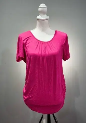 Pink Ekouaer Nursing Friendly S/S Top Size M EUC Size M
