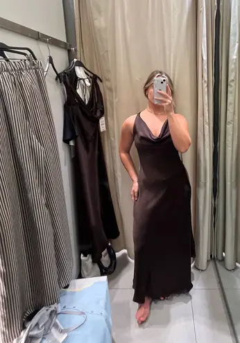 ZARA  Satin Midi Dress - Image 5