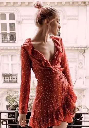 Realisation Par 💕💕 The Alexandra Dress ~ Red Star Print XS