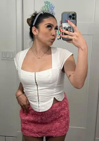 Silence + Noise  White Top thumbnail 1