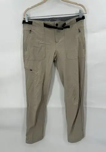 Mountain Hardwear  Pant Women 4/30 Beige Khaki Straight Leg Gorpcore Outdoor Hike