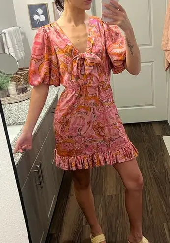 DELFI Collective Pink Sage Mini Dress