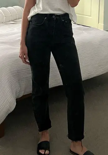 The Ragged Priest Black High Rise Distressed Jeans