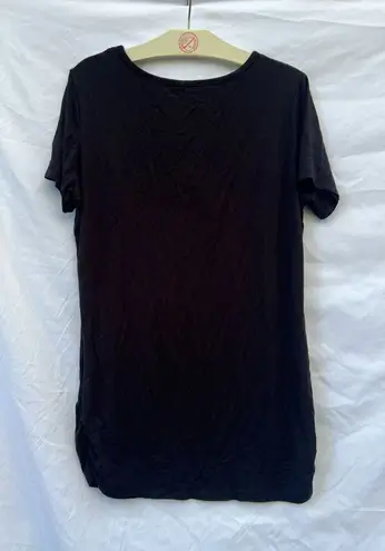 Simlu Black Woman’s Shirt With Open Back Size XL