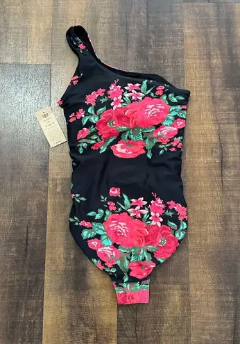 ALBION FIT NWT Icon Ruched One-Piece, Antigua Size Small