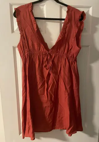 NWT Boutique Rust Shift Dress Orange Size L