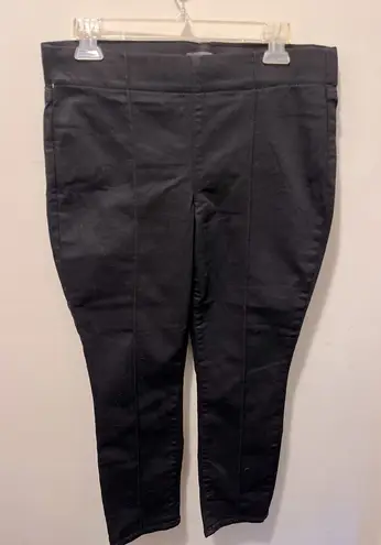 NYDJ Not Your Daughters Jeans lift x tuck black pull on jeans sz 8
