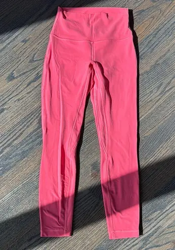 Lululemon  Align Pant 25" Guava Pink Like New Size 4 - Image 3
