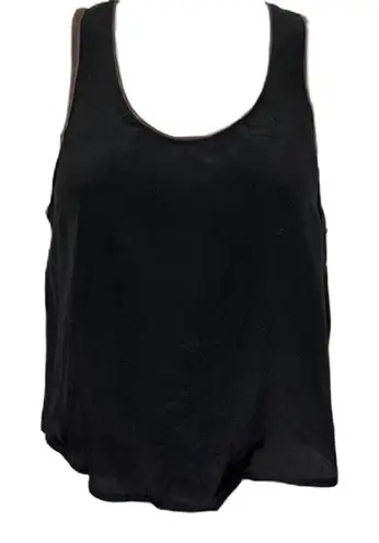 Maeve By Anthropologie Women's Black Top Size 0P 100% Silk