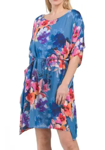 Johnny Was Summer Days Dress With Braided Tie Summer Blue