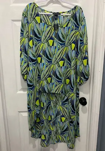 Ashley Stewart Multicolor Sheer HiLo NWT Size 18/20