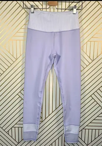 Allfenix Workout Set Gym Stretch Stripe Ankle Length Purple Size XS/S thumbnail 2