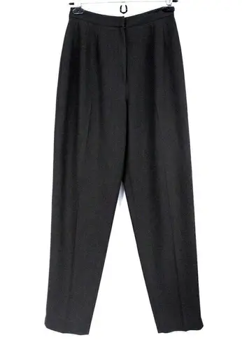 EMANUEL UNGARO Brown 100% Wool PANTS SUIT Military Style 6/40 '70s Korea Women 6