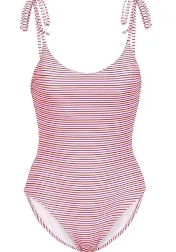 ONIA New.  textured stripe swimsuit. NWOT