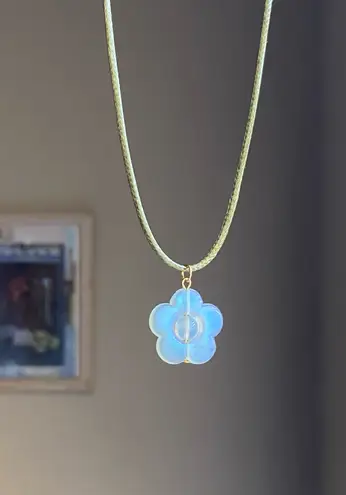 Handmade simple flower fairy cottage boho cute necklace🌼