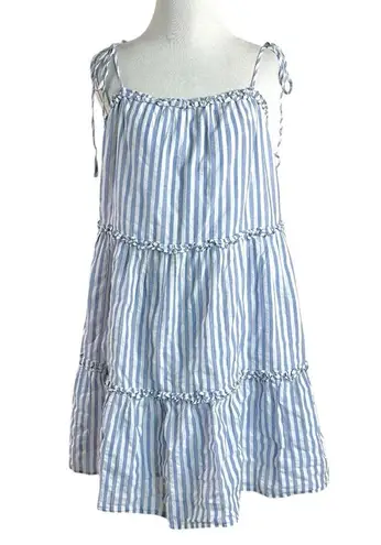 Rails Caralyn Dress Lighthouse Stripe Size Large Preppy Summer Babydoll Coastal - Image 5