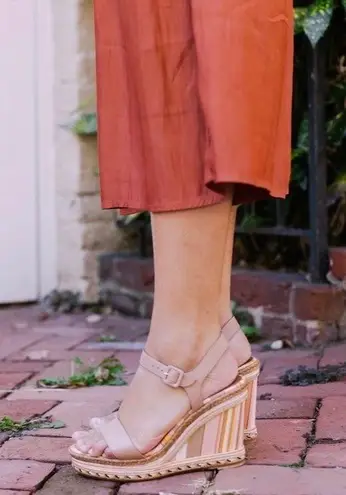 Valentino Garavani Native Couture 1975 espadrille wedge sandals size IT 40 US 10