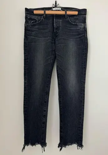 Moussy Vintage Jeans Distressed Black Wash Size 29
