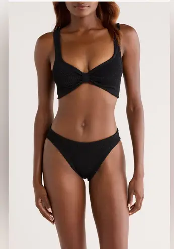 HUNZA G Bonnie Bikini, Black, BRAND NEW, $255 Black Size undefined