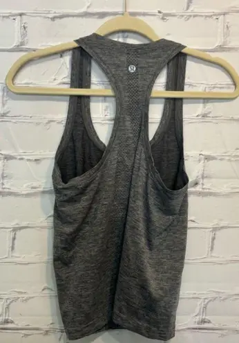 Lululemon Gray Switly Racer Back Tank Top-Size 6