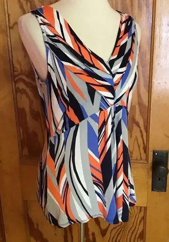 Merona bright op art tank top