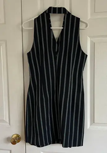 BCBGeneration Sleeveless Stripped Suit Dress