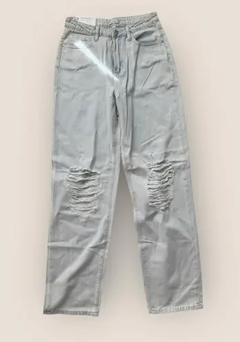 We Wore What | Mid Rise Distressed Straight Leg Jeans - Size 26