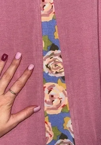 Matilda Jane Secret Garden Tunic Sleeveless Dusty Rose Split Back tank