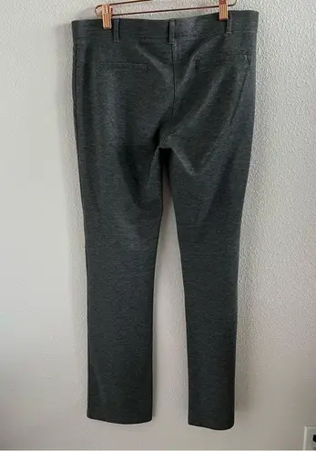 Betabrand Gray Metallic Work Yoga Business Casual Pants Medium