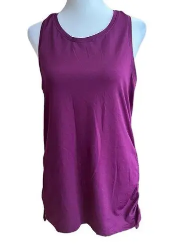 Avia  Athletic Racerback Tank Top with Side Ruching Women’s Size Large 12/14