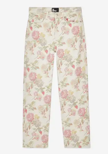 The Kooples PRINTED BOYFRIEND JEANS Color is Ecru Size 42 FR/ 10 US NWT