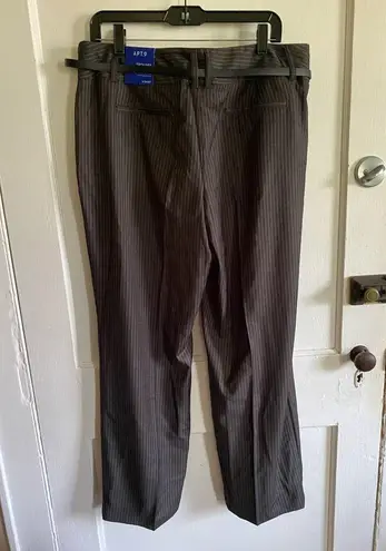 Apt. 9 NWT  gray pinstripe women’s trousers