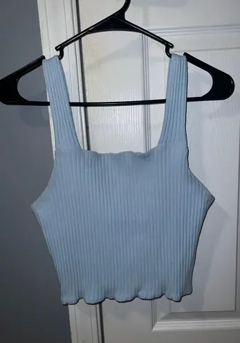 American Eagle Outfitters Light Blue Tank Top