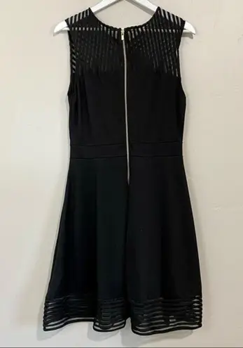 Papillon Women’s Stripe Tank Midi Dress Black Size Medium NWT