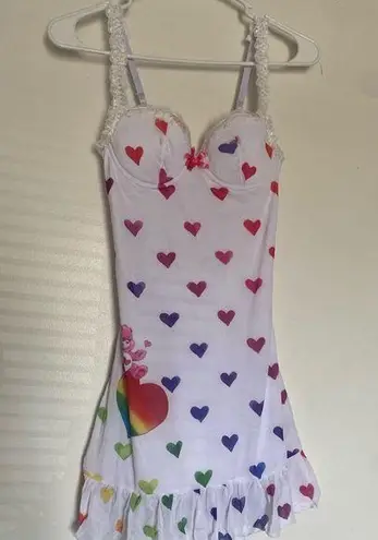 Dolls Kill Care Bears Mini Dress Sz XS