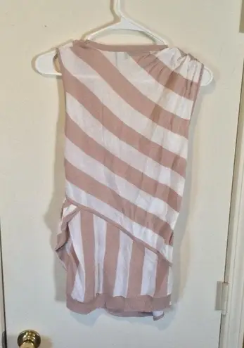 L.A.M.B. women's XS cotton linen blend twisty tank