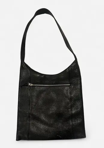 The Sak Black Pebbled Leather Shoulder Bag Classic Hobo