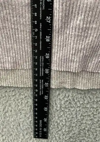 Chance or Fate Hoodie Women M Lavender Oversized Lace Up Front Drop shoulder