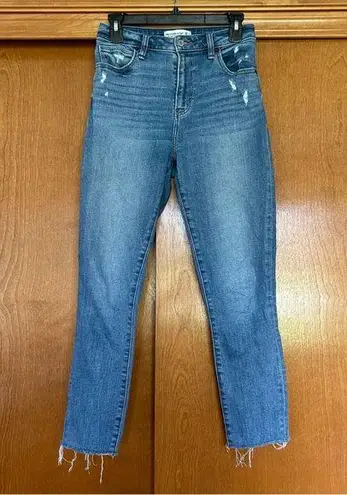 Abercrombie & Fitch The Super Skinny Ankle High Rise Jeans Curve Love 26 2 Long