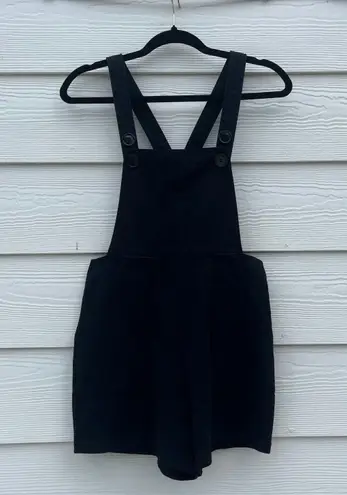 American Apparel Black Overalls