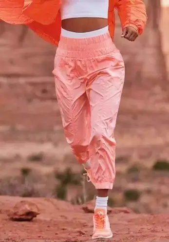 Free People Movement The Way Home Joggers in Papaya Punch (Size S)