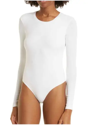 ATM Anthony Thomas Melillo Long Sleeve Bodysuit White XL