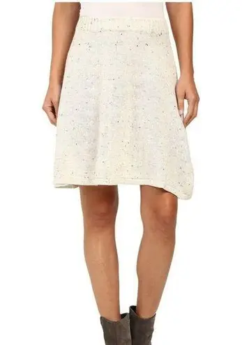 Susana Monaco women's XL "snow white" stretchy knit wool nylon blend skirt