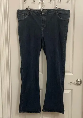Venezia Yellow Square Bootcut 32” Inseam Jeans Size 28W